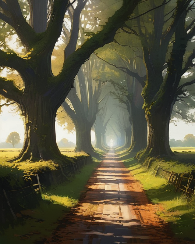 Landscape Painting Artwork by Andreas Rocha.